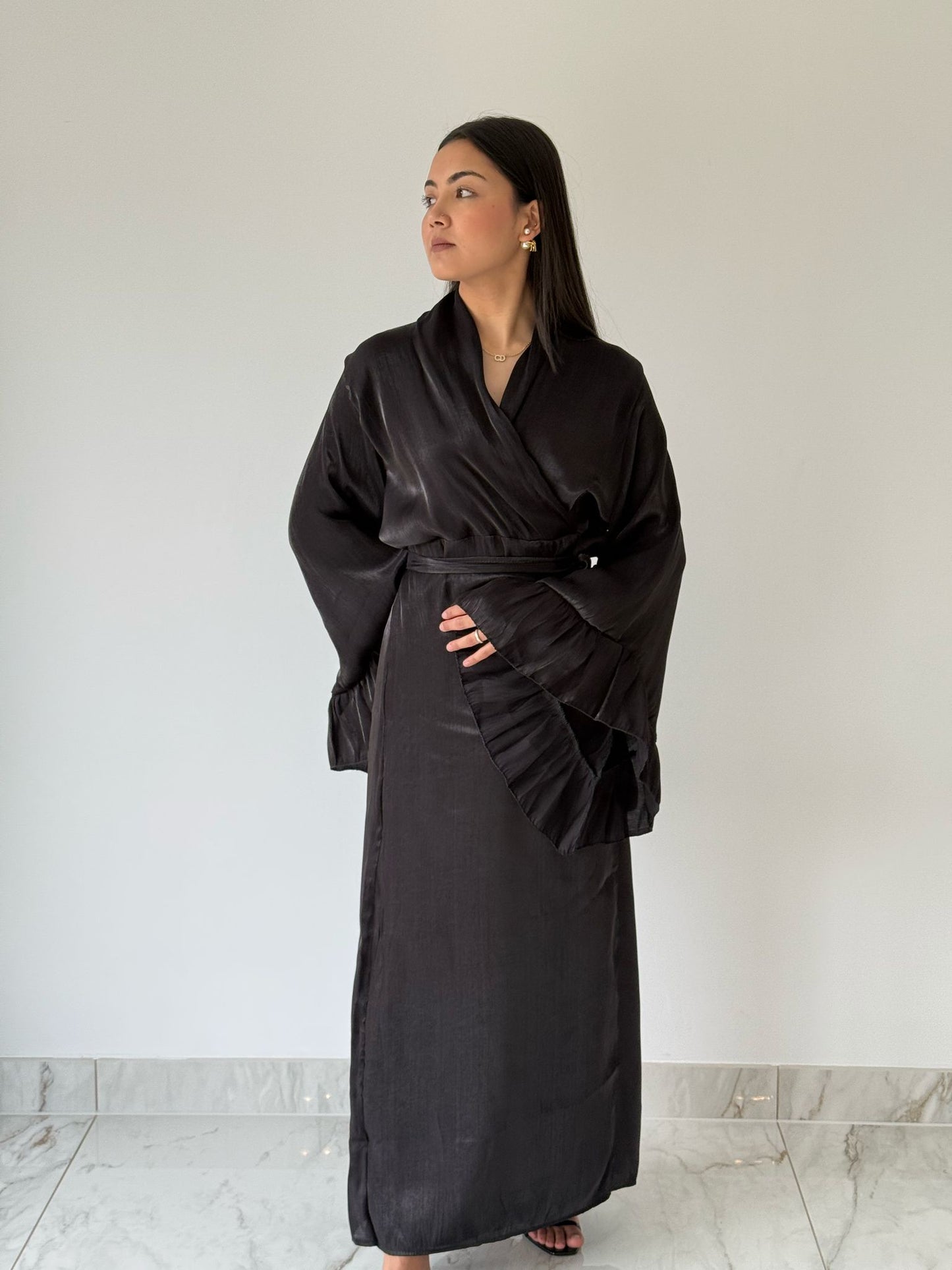 Black Cross-Over Dress