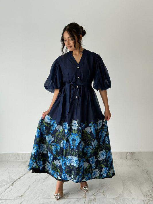 Midnight Floral Maxi Dress