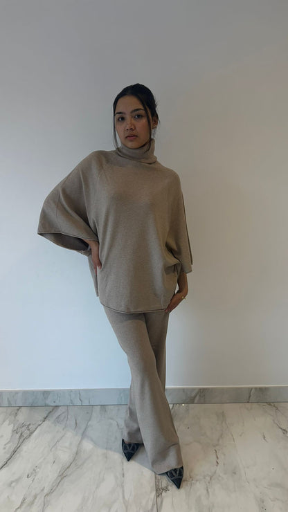 Oat Roll Neck Coord