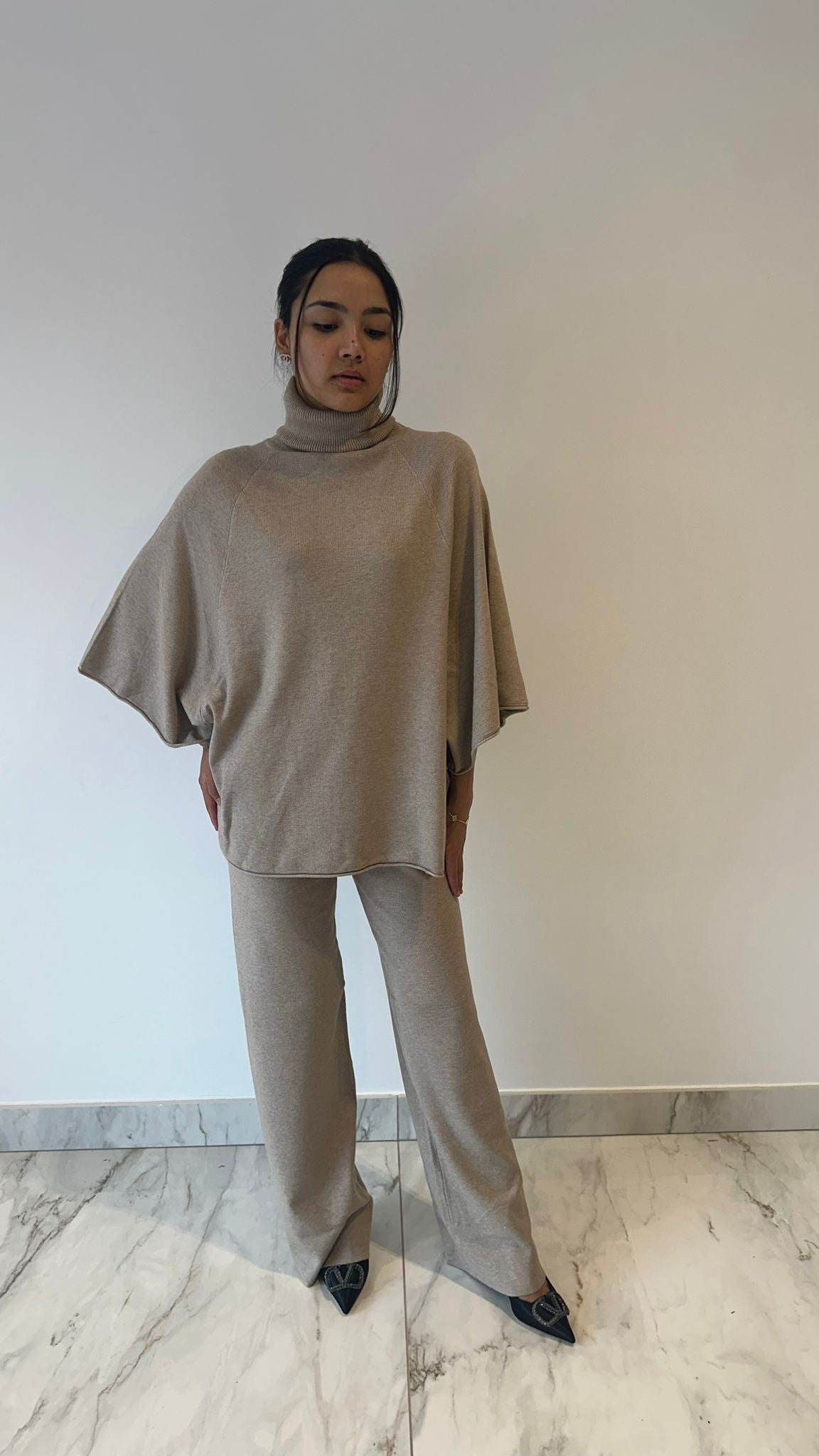 Oat Roll Neck Coord