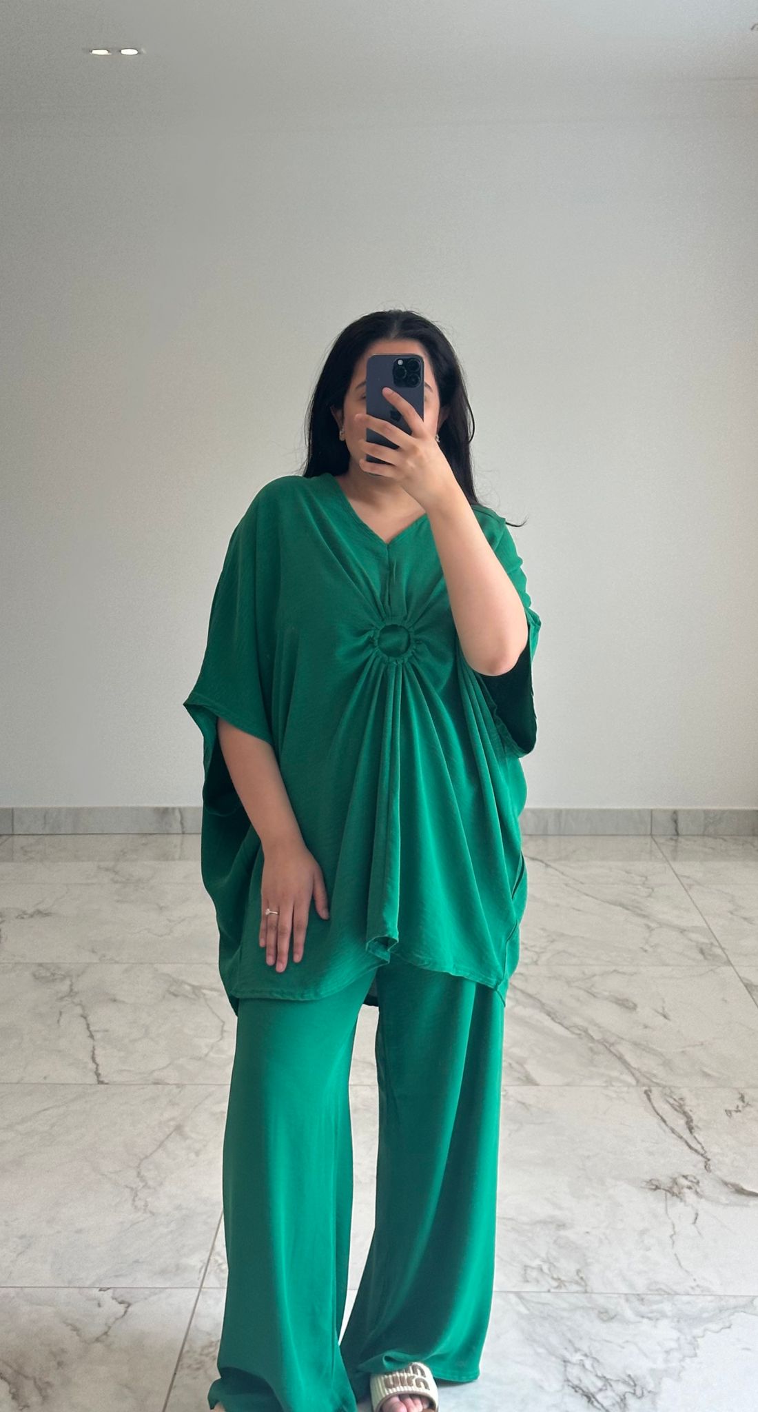 Green Oversized Ring Coord